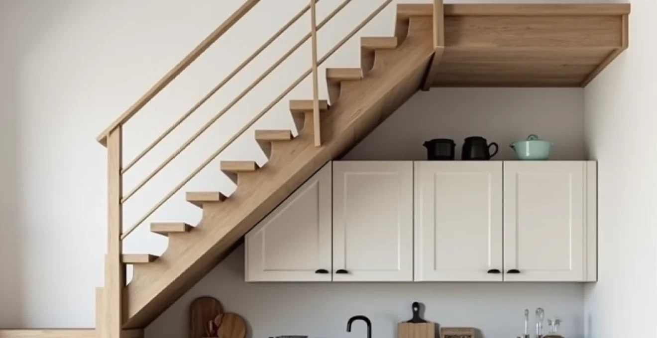 cuisine-sous-escalier-quart-tournant-amenager-un-espace-compact