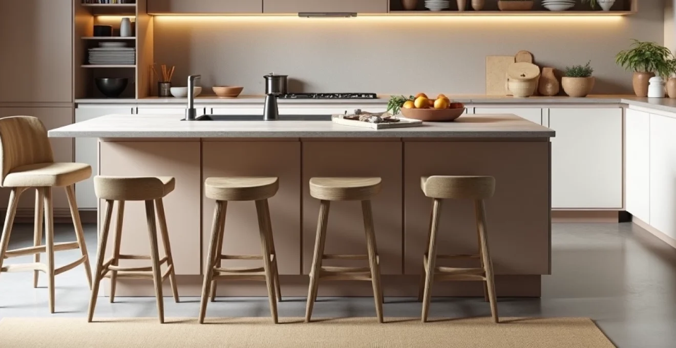 amenager-une-cuisine-avec-un-mur-en-biais